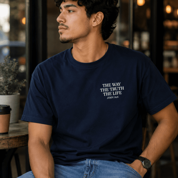 Christian Inspirational T-Shirt - The Way The Truth The Life Tee