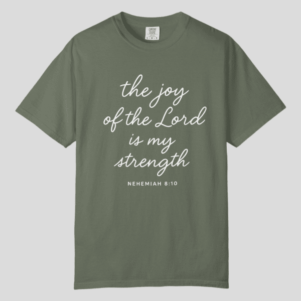 The Joy of the Lord Shirt – Minimalistic Christian Apparel