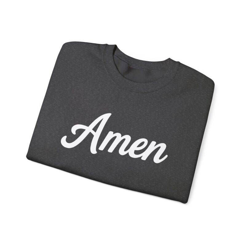 Amen Christian Sweatshirt – Gildan 18000 Faith Pullover - Image 8