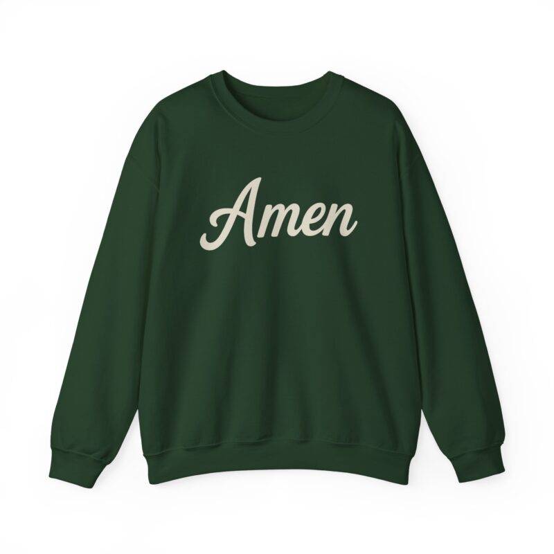 Amen Christian Sweatshirt – Gildan 18000 Faith Pullover - Image 5