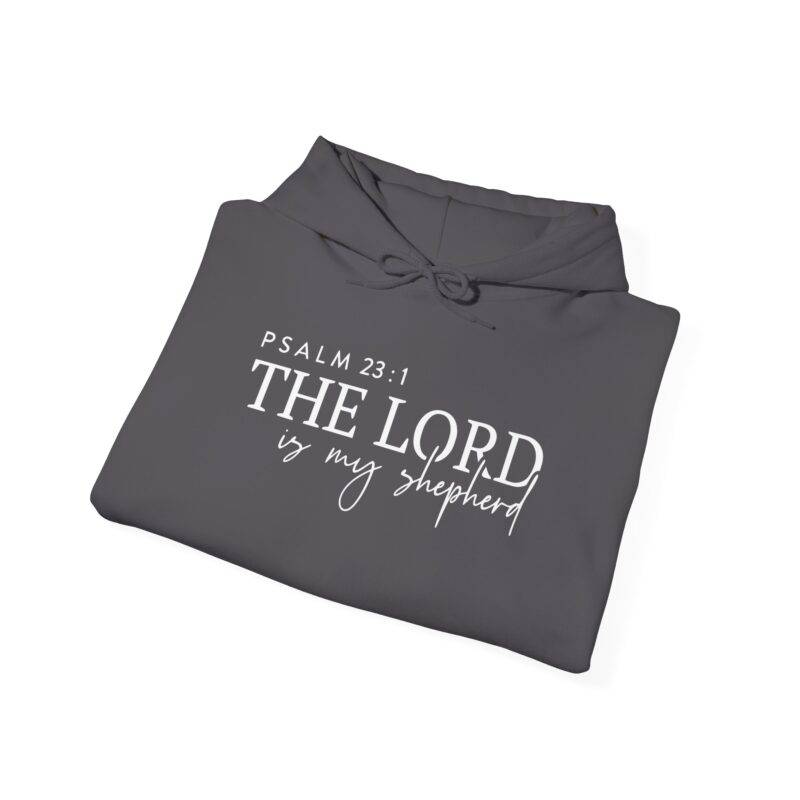 The Lord is My Shepherd Hoodie – Christian Gildan 18500 Sweatshirt - Image 3