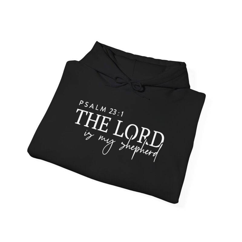 The Lord is My Shepherd Hoodie – Christian Gildan 18500 Sweatshirt - Image 7