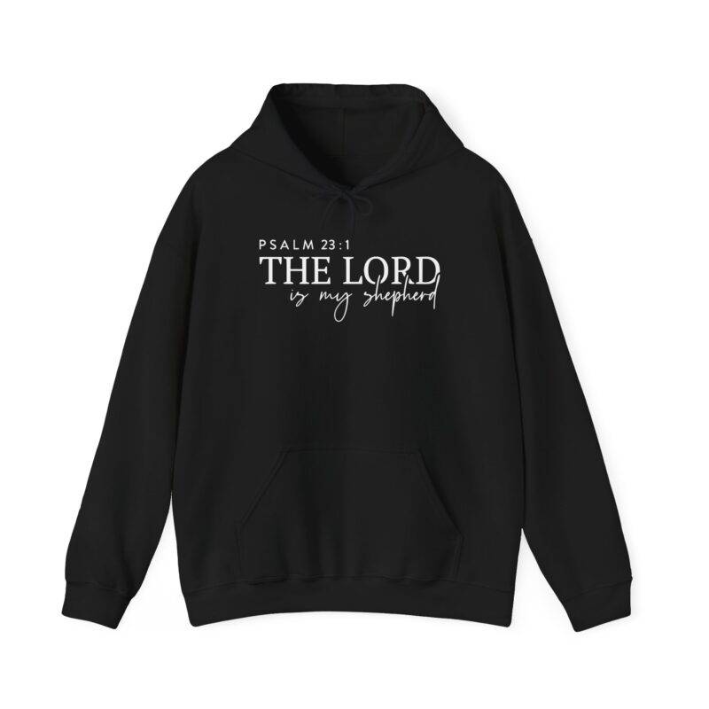 The Lord is My Shepherd Hoodie – Christian Gildan 18500 Sweatshirt - Image 8