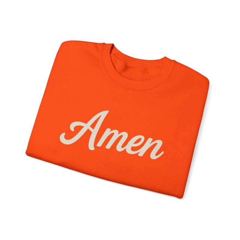 Amen Christian Sweatshirt – Gildan 18000 Faith Pullover - Image 4