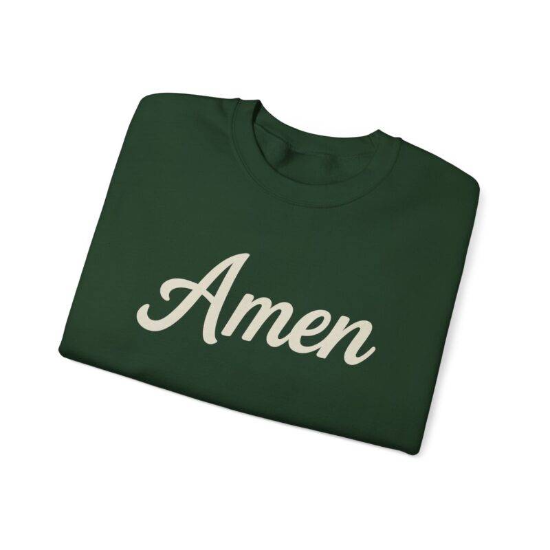 Amen Christian Sweatshirt – Gildan 18000 Faith Pullover - Image 6