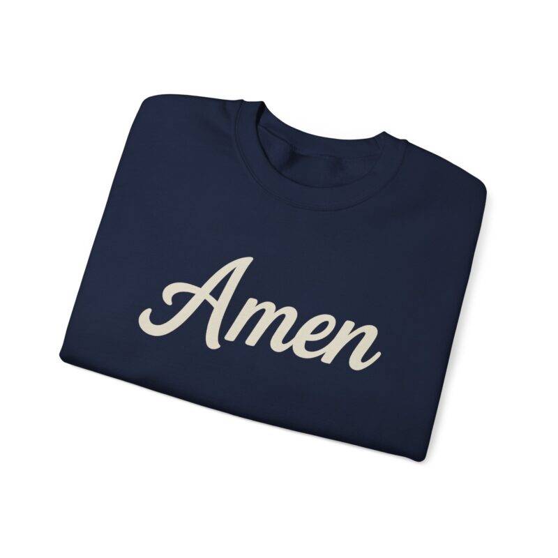 Amen Christian Sweatshirt – Gildan 18000 Faith Pullover - Image 10