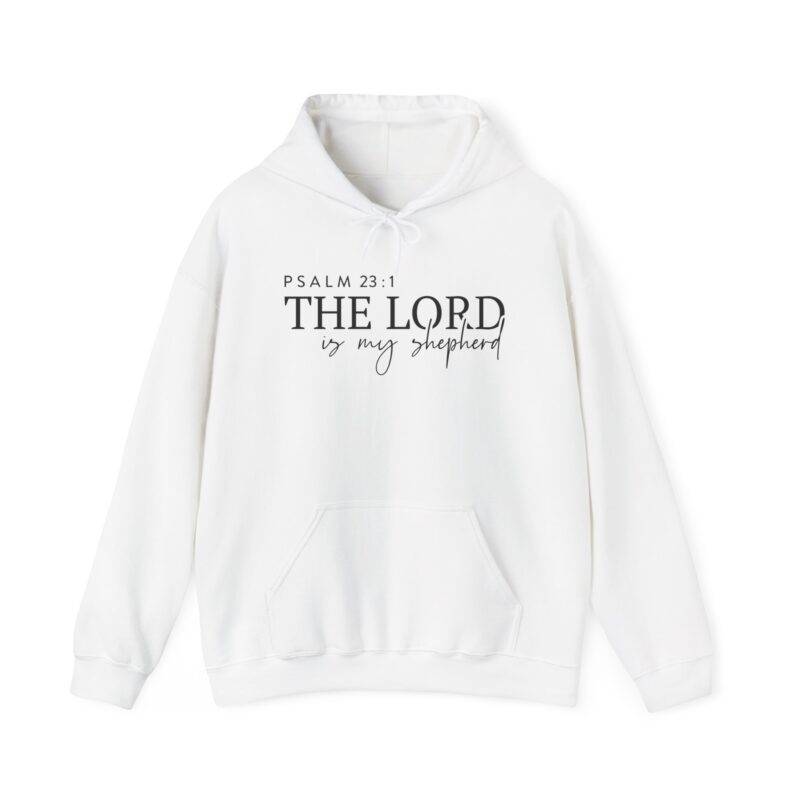 The Lord is My Shepherd Hoodie – Christian Gildan 18500 Sweatshirt - Image 6