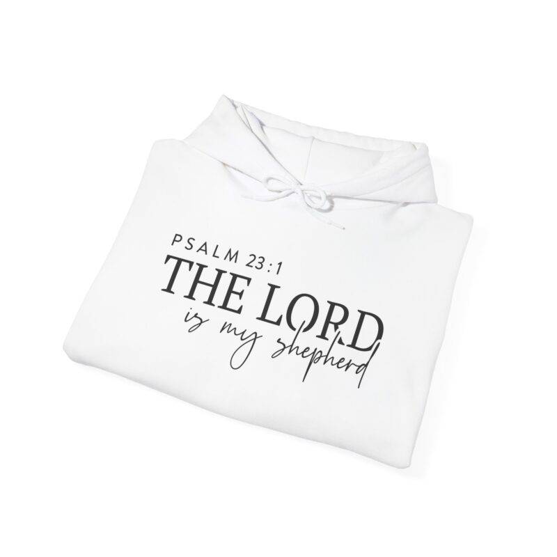 The Lord is My Shepherd Hoodie – Christian Gildan 18500 Sweatshirt - Image 5