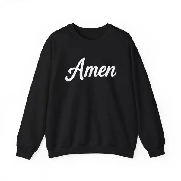 Amen Christian Sweatshirt – Gildan 18000 Faith Pullover