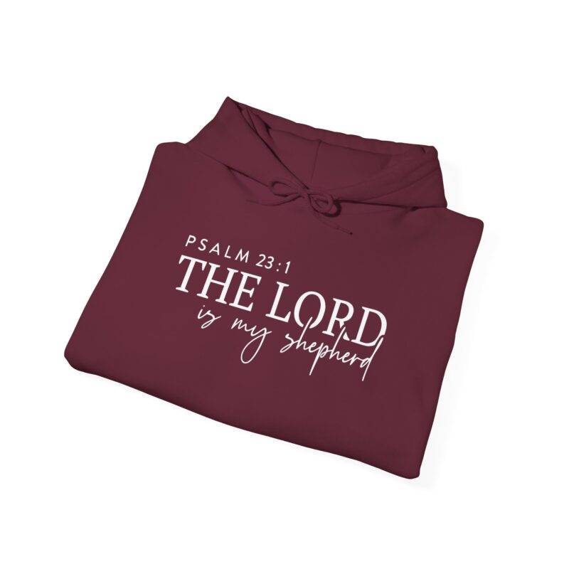 The Lord is My Shepherd Hoodie – Christian Gildan 18500 Sweatshirt - Image 9