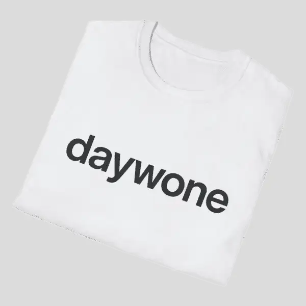 Daywone T-Shirt – Minimal Christian Apparel - Back view
