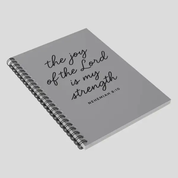 Bible Verse Journal - Spiral Notebook