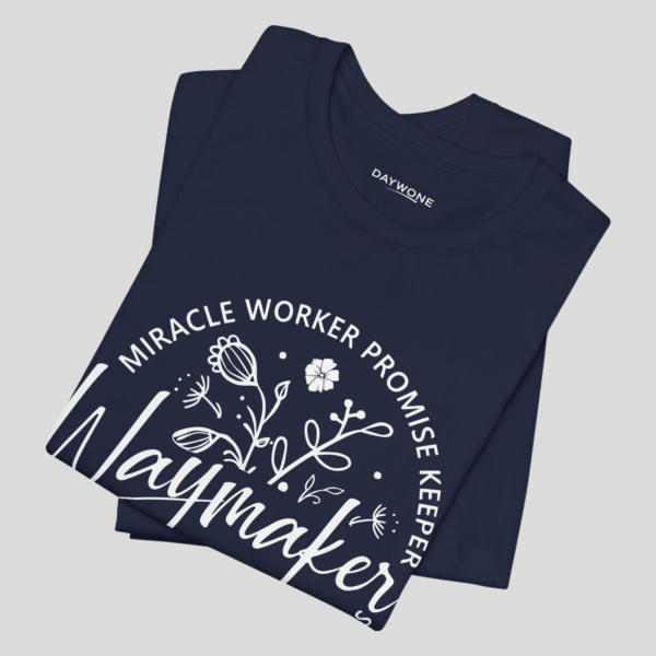 Waymaker T-Shirt – Minimal Christian T Shirt - Back view