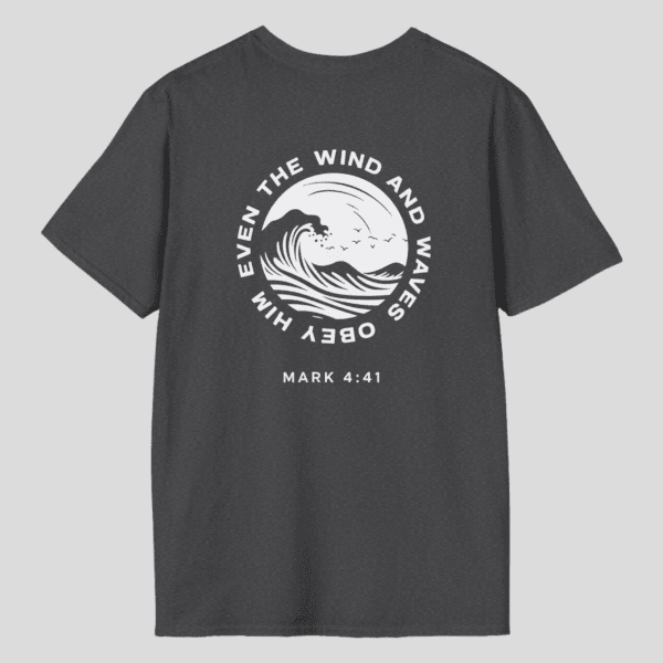 Wind And Waves Tee — Minimal Faith Inspired Shirt