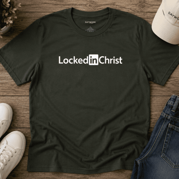 Locked in Christ | Christian Streetwear Graphic Tee