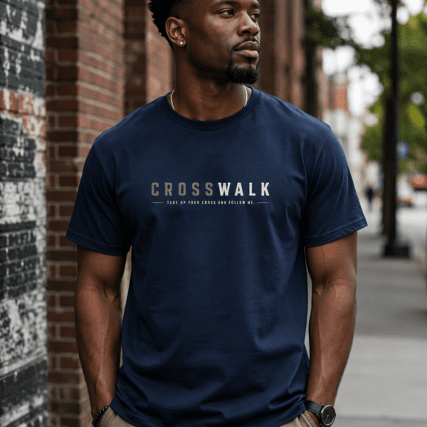 Minimalist Christian Graphic T-Shirt – Crosswalk | daywone