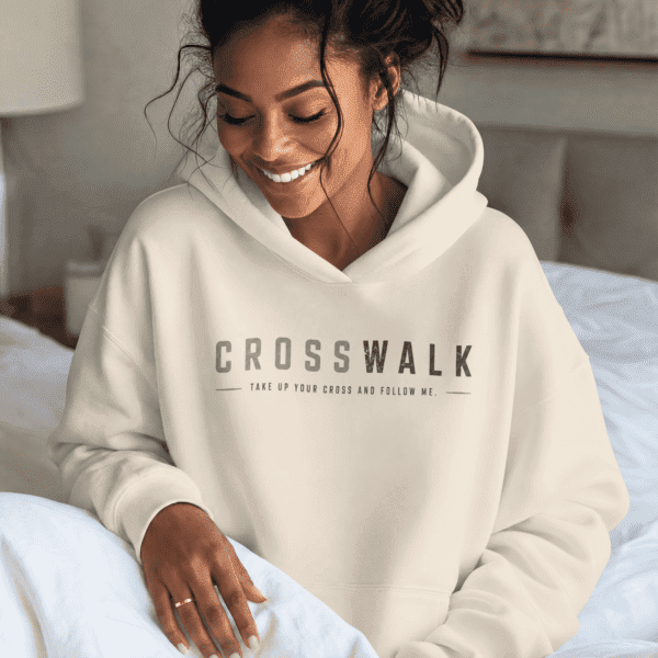 Minimalist Christian Graphic Hoodie – Crosswalk | daywone